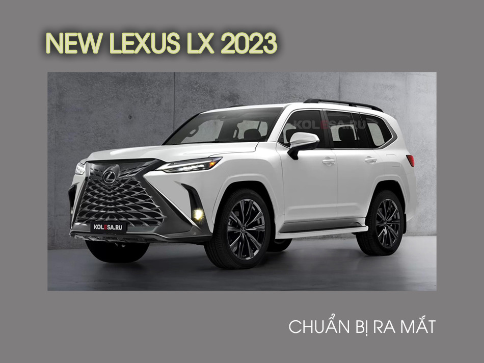 Hình ảnh thiết kế của Lexus LX 2023 thế hệ mới nhất